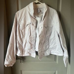 White Denim Jacket